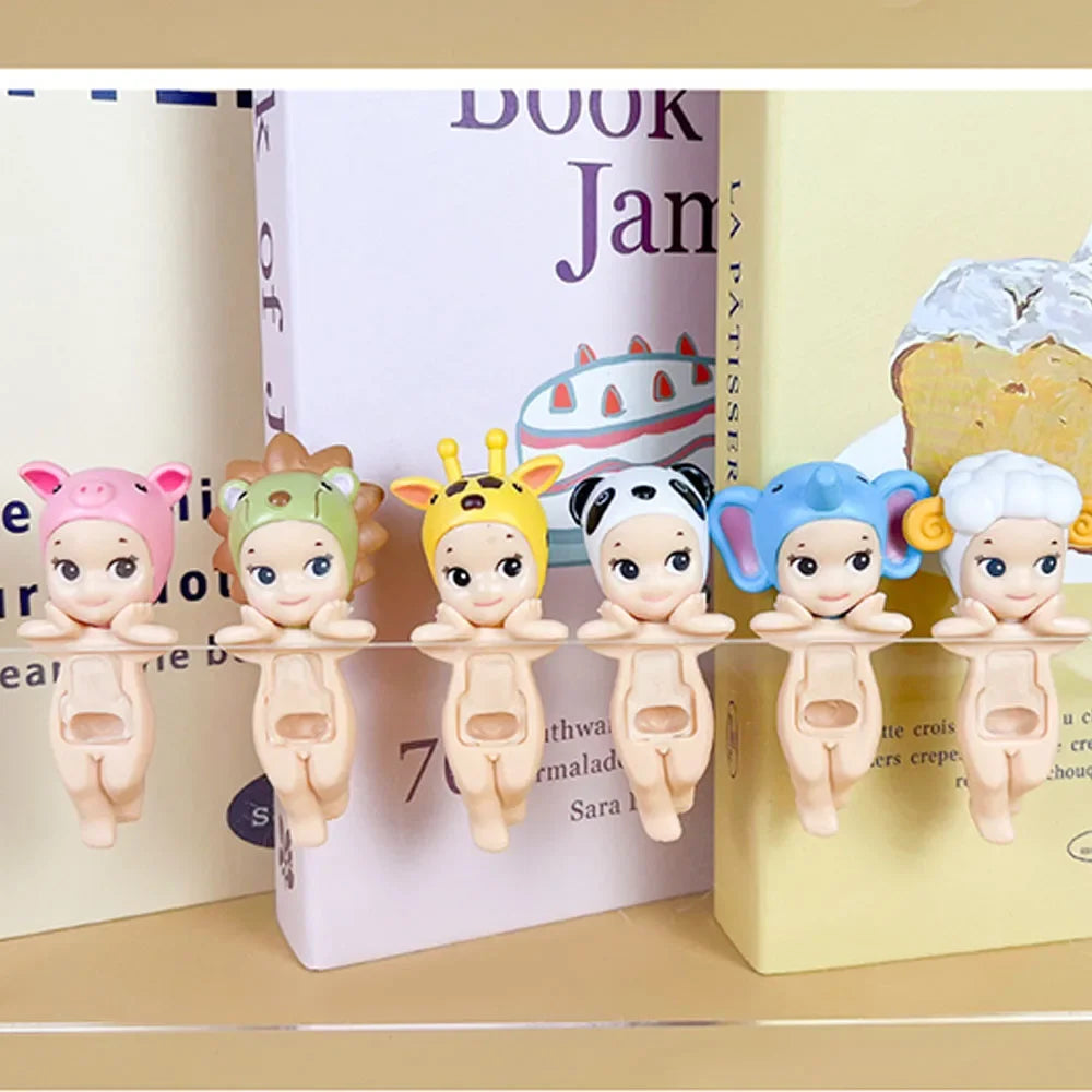 Spot Goods Sonny Angel Hippers Blind Box Lying Down Angel Series Anime Figures Kawaii Cartoon Surprise Box Toys For Kids Gifts