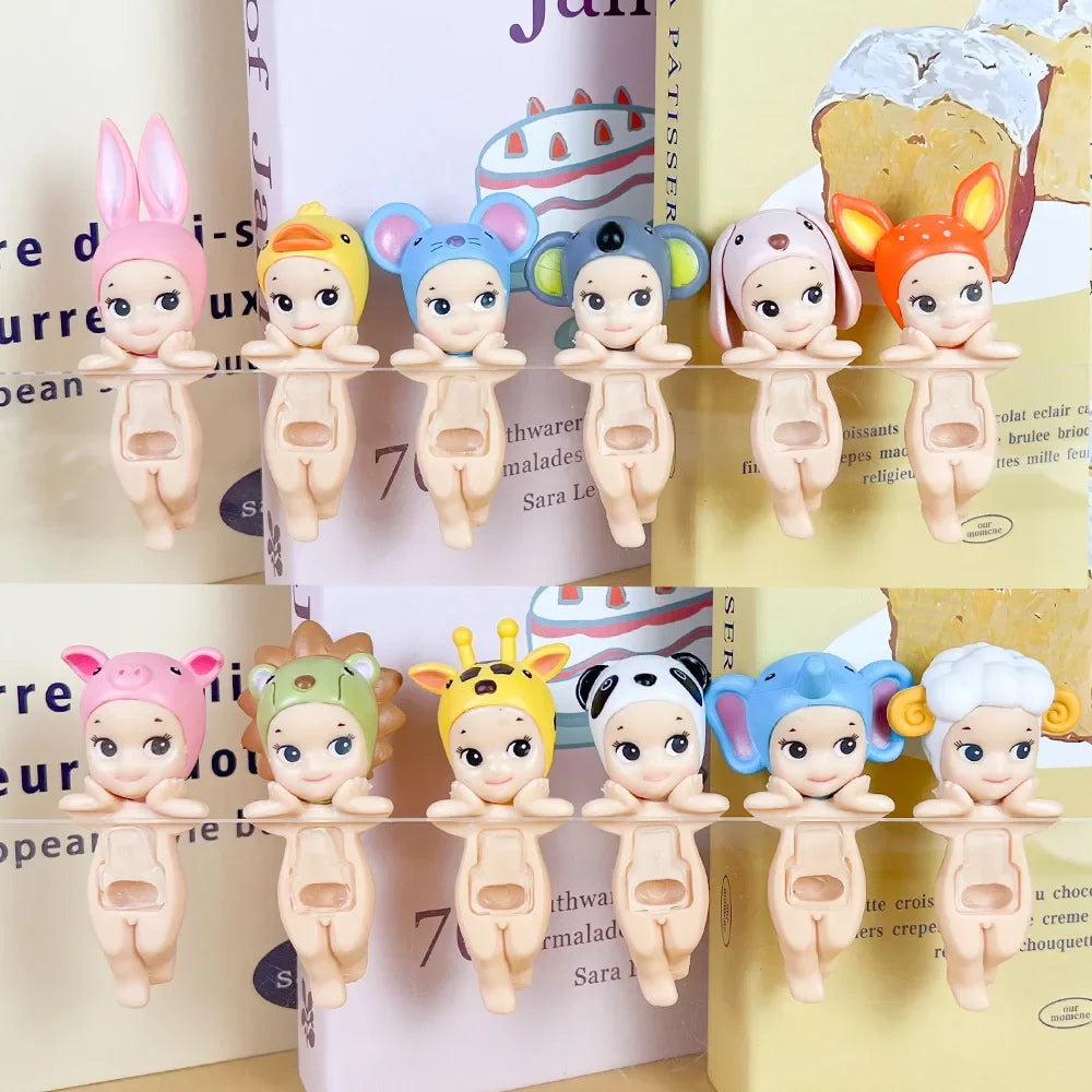 Spot Goods Sonny Angel Hippers Blind Box Lying Down Angel Series Anime Figures Kawaii Cartoon Surprise Box Toys For Kids Gifts