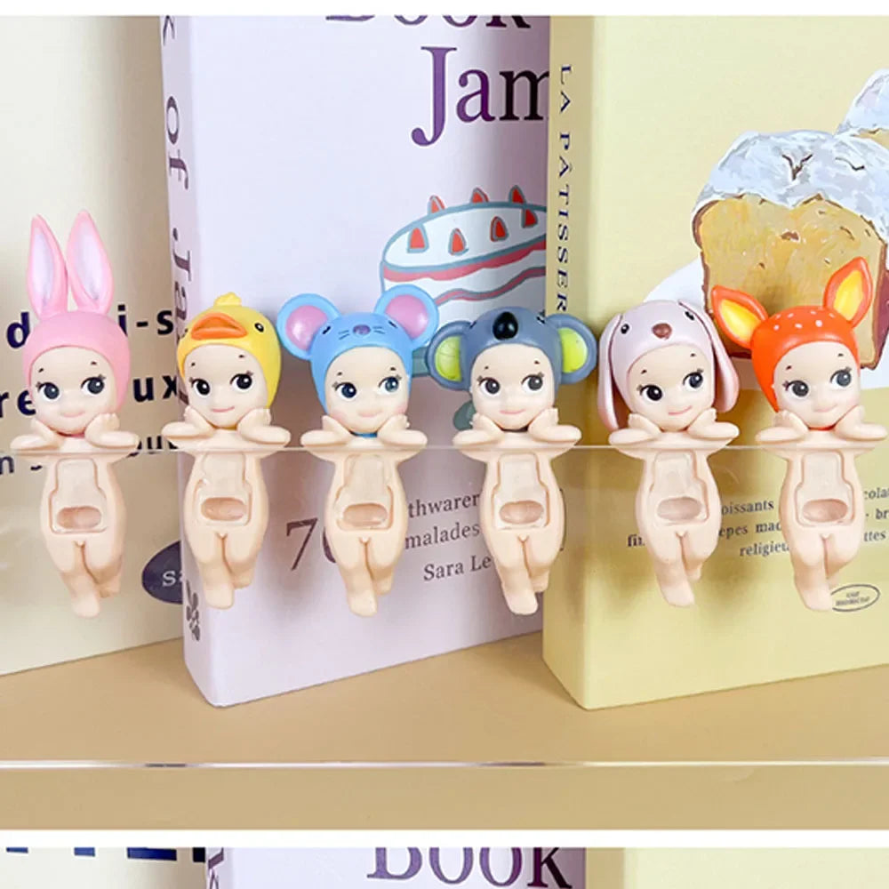 Spot Goods Sonny Angel Hippers Blind Box Lying Down Angel Series Anime Figures Kawaii Cartoon Surprise Box Toys For Kids Gifts