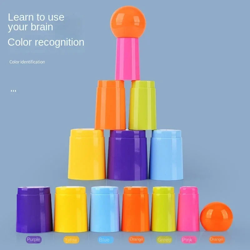 Children Outdoor Fun & Toy Sports Circle Ferrule Stacked Layers Game Parent-Child Interactive Ferrule Throwing Game Kids